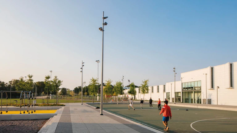 Bild av området Idrottsoasen