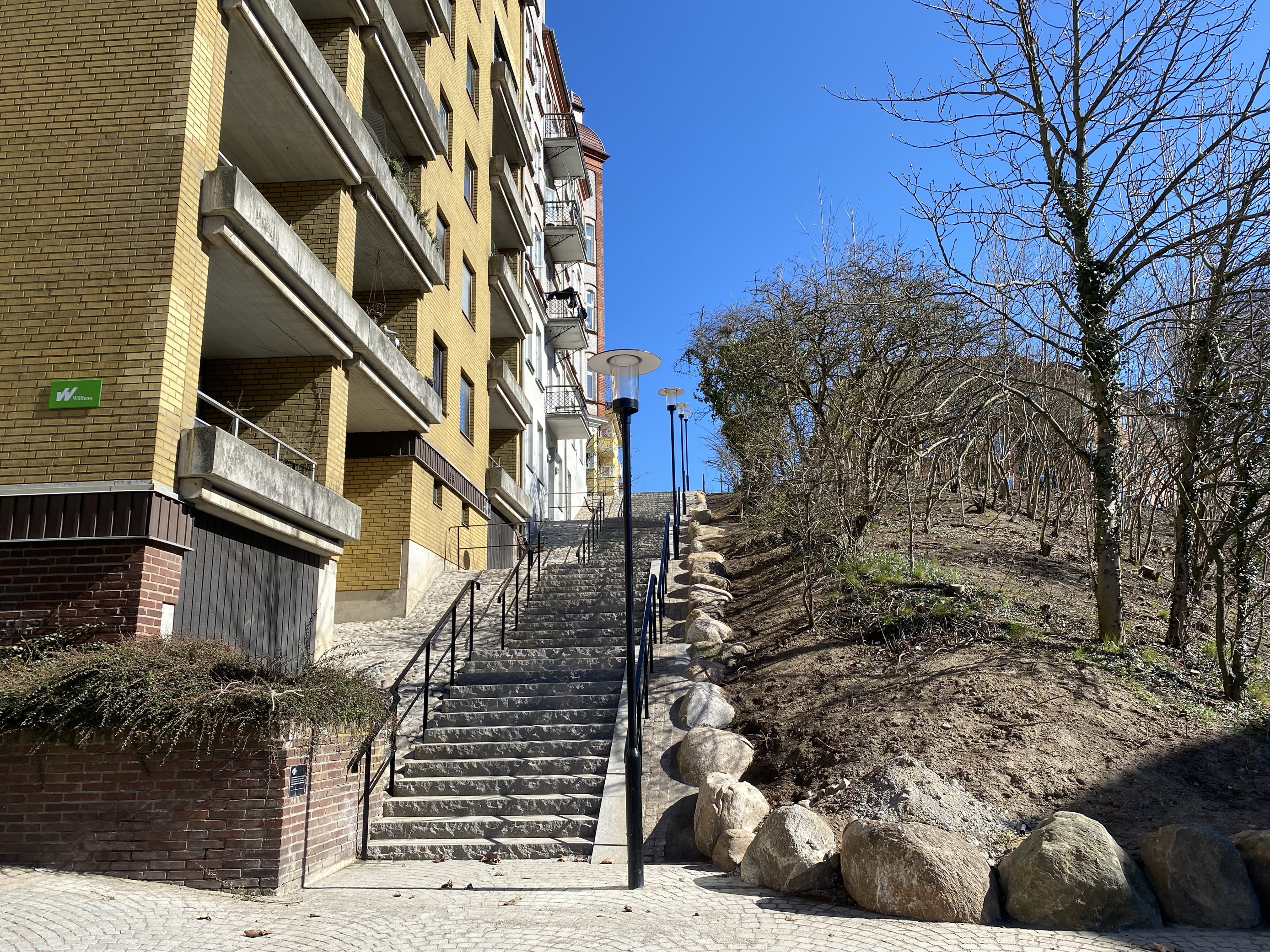 Trappan efter renovering. 