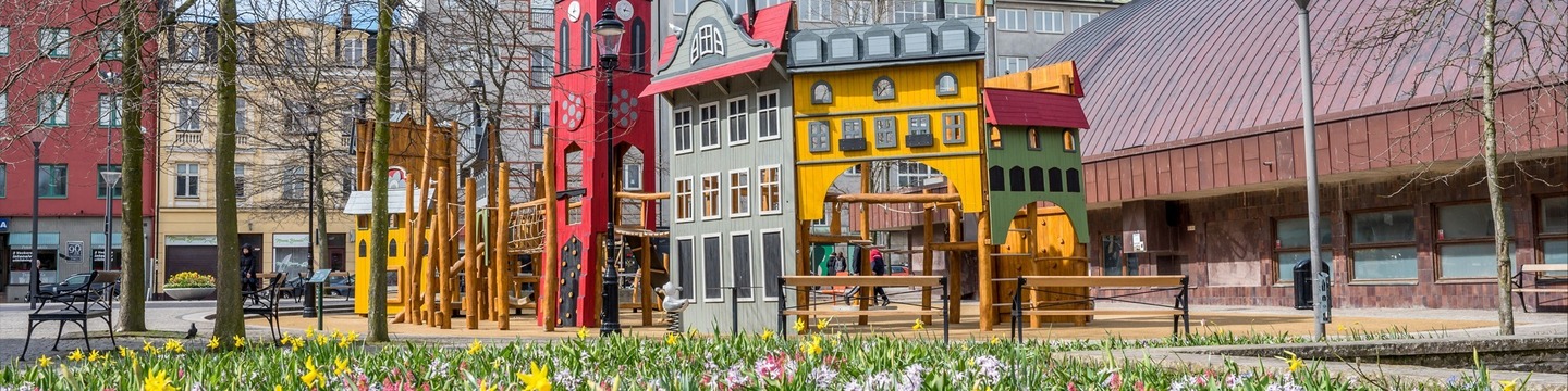 Lekplatsen på Gustav Adolfs torg