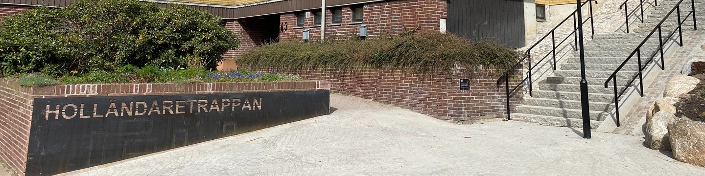 Bild på nedre delen av Holländaretrappan