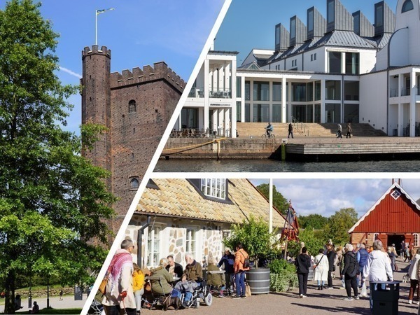 Kärnan, Dunkers kulturhus och Fredriksdals museer och trädgårdar