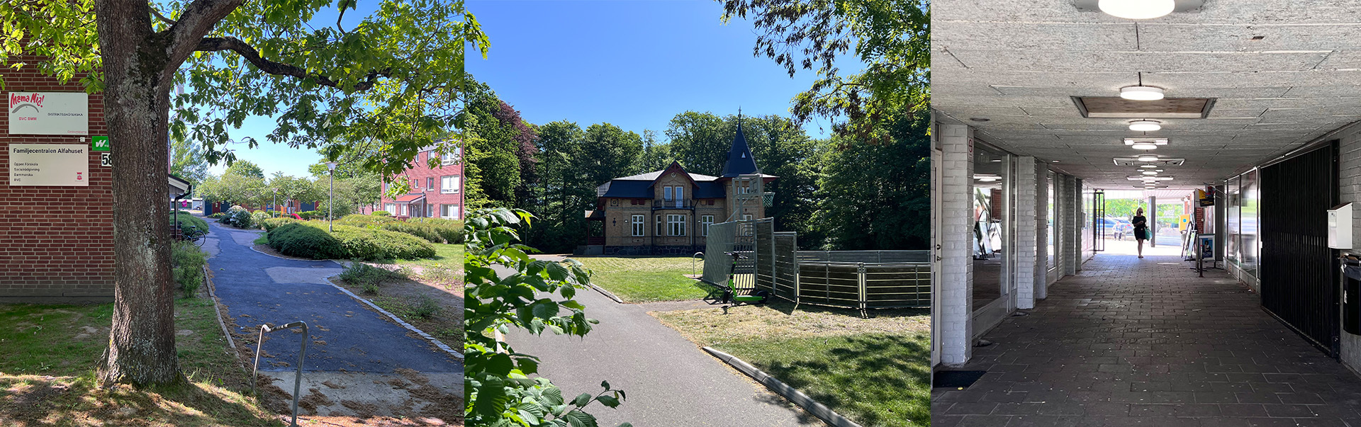Foton från stadsdelen